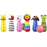 Los mejores  - Orange Tree Toys - OTT03573 - Bolos de Madera